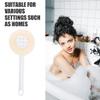 Baluue 2pcs Handle Shower Brush Soft and Stiff Bristles for Deep Cleansing and Exfoliating Versatile Bath Accessory for Men and Women for Back Massage Design view 3