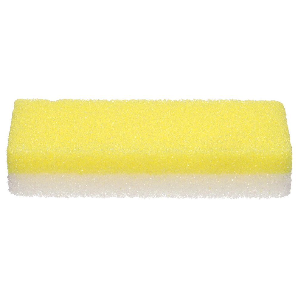 HARFINGTON Foot Pumice Stone for Feet Hard Skin Remover, Foot Pumice Stone Scrubber for Hard Skin, Foot Dead Skin Remover Scrubber Pedicure Tool, Yellow,White