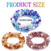 Banatra Beaded Hair Ties Rhinestone Hair Scrunchies Fancy Ponytail Holders Hair Accessories for Women and Girls (Pack of 3) view 2
