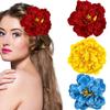 3 Pcs Peony Flower Hair Clips 2 in 1 Bridal Flower Brooch Floral Hairpins Wedding Party Headwear Accessories for Women Girls(colors 2) view 1