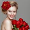 3 Pcs Peony Flower Hair Clips 2 in 1 Bridal Flower Brooch Floral Hairpins Wedding Party Headwear Accessories for Women Girls(colors 2) view 4