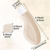 PAGOW Blackhead Remover Tools, Silicone Nose Blackhead Remover, Deep Clean Skin Spatula, Mild and Safe Face Scraper for Men and Women (1 Pcs, Beige) view 2