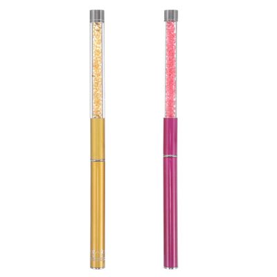 MERRYHAPY 2pcs Eyelash Brushes with Rhinestone Handles Soft Spiral Mascara Applicator for Eyelash Grooming Gentle Makeup Tool for Beautiful Curled Lashes for Daily Use and Special Occasions