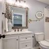 DAHSLNWKN Makeup Mirrors Wall Mounted, Magnify Folding Extendable Vanity Mirrors with Lights(10X) view 3