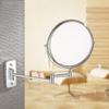 PDOLIGBDN Wall Mounted Makeup Mirror, 8-Inch Two-Sided Swivel Wall Mount Mirror with Magnification, Flexible Gooseneck, and Locking Suction, No Light, for Bathroom(3X) view 4