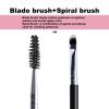 16PCS Dual Angled Brow Brushes, Angled Dual-Ended Brushes for Eyebrows, Shaping & Filling Eyebrow Brush for Powders Waxes Gels and Blends view 3