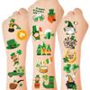 100 PCS St Patricks Day Tattoos, Irish Themed St Patricks Day Accessories with Green Clover, St Patricks Day Temporary Tattoos for St Patricks Day Party Favors Decorations Parade view 1