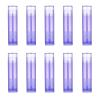 10 PCS 5 Gram Twist up Lip Balm Tubes Lip Balm Containers Plastic Lipstick Tubes Empty Lip Gloss Vials Homemade Lip Balms Purple view 1