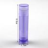 10 PCS 5 Gram Twist up Lip Balm Tubes Lip Balm Containers Plastic Lipstick Tubes Empty Lip Gloss Vials Homemade Lip Balms Purple view 2