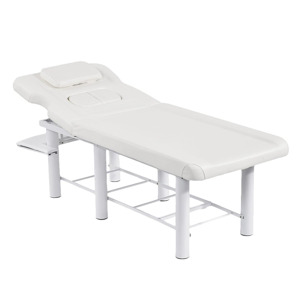 Heavy Duty Massage Table 73"  Professional Esthetician Spa Facial Bed Adjustable Angle 0-30 Degree Chiropractic TreatmentTable for Home Spa Shop Physical Therapys