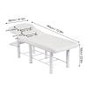 Heavy Duty Massage Table 73"  Professional Esthetician Spa Facial Bed Adjustable Angle 0-30 Degree Chiropractic TreatmentTable for Home Spa Shop Physical Therapys view 2