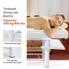 Heavy Duty Massage Table 73"  Professional Esthetician Spa Facial Bed Adjustable Angle 0-30 Degree Chiropractic TreatmentTable for Home Spa Shop Physical Therapys view 4