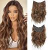 22Inch Women Long Wavy Clip In Hair Extensions Synthetic Hairpiece Wedding Party Hair Extensions view 2
