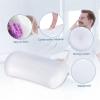 FSANKAM Bath Pillow Bathtub Headrest Soft Waterproof Bath Pillows Suction Cups Bath Neck Cushion Bathroom Accessories(Black) view 4