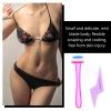 SKISUNO 1pc Bikini Shaver Tool for Ladies Private Part Plastic Silicone Hair for Body Bikini and Underarm Grooming Smooth Shaving view 2