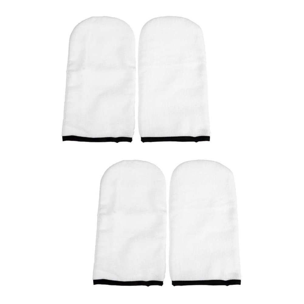 MERRYHAPY 2pairs Paraffin Wax Bath Mitts Insulated Cloth Gloves for Hand Treatment Moisturizing Paraffin Treatment Comfortable and Convenient Nail Care