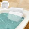 Bath Pillow with Suction Cup Neck and Back Support Mesh Bathtub Spa Head Rest Bathroom Supply view 2