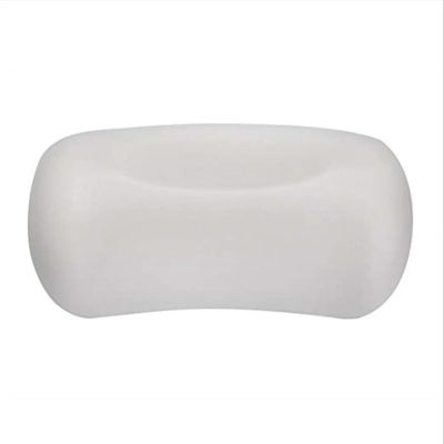 Bath Pillow Bathtub Headrest Soft Waterproof Bath Pillows With Suction Cups Easy Clean Bathroom Accessories(White)