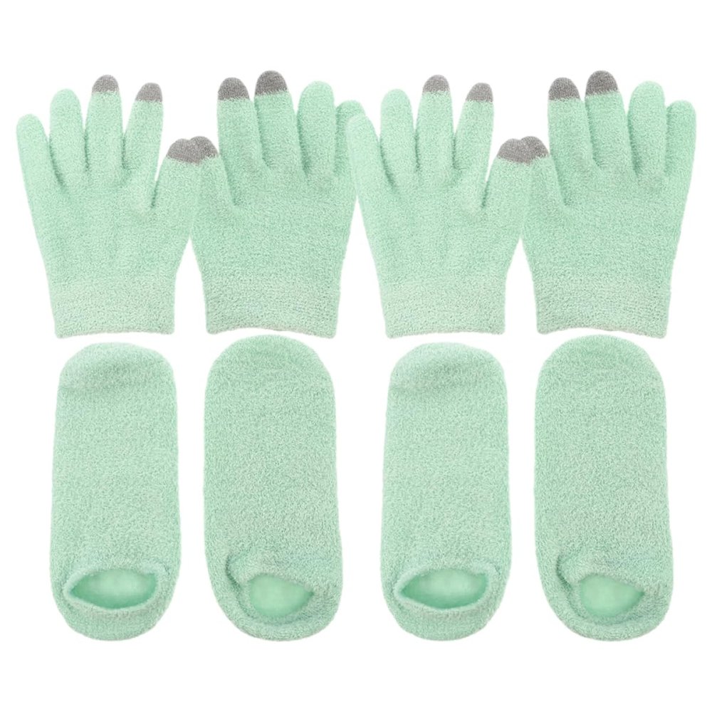 CALLARON 2pairs Enhanced Touchscreen Winter Gloves Moisturizing Gel Gloves Comfortable for Cold Weather for Outdoor Activities