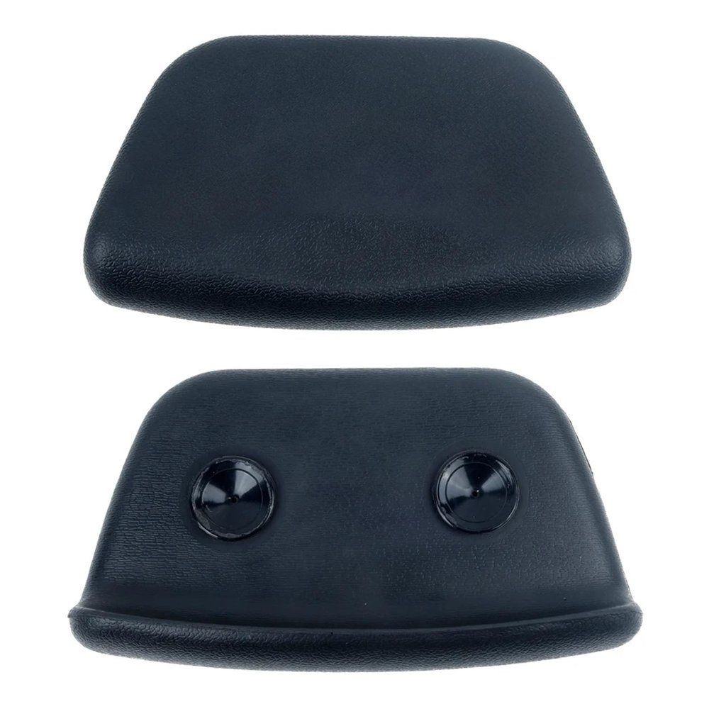 Bath Pillow PU Bathtub Headrest Waterproof Bath Cushion BLACK Bathtub Pillow For Neck Head Support