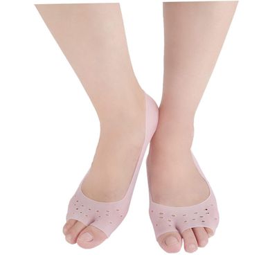 ANDRESLAD Boat Sock for Women Breathable Sebs Open-toed Design Non- Casual Moisture-wicking Socks -crack Split Toe for All Shoe Types