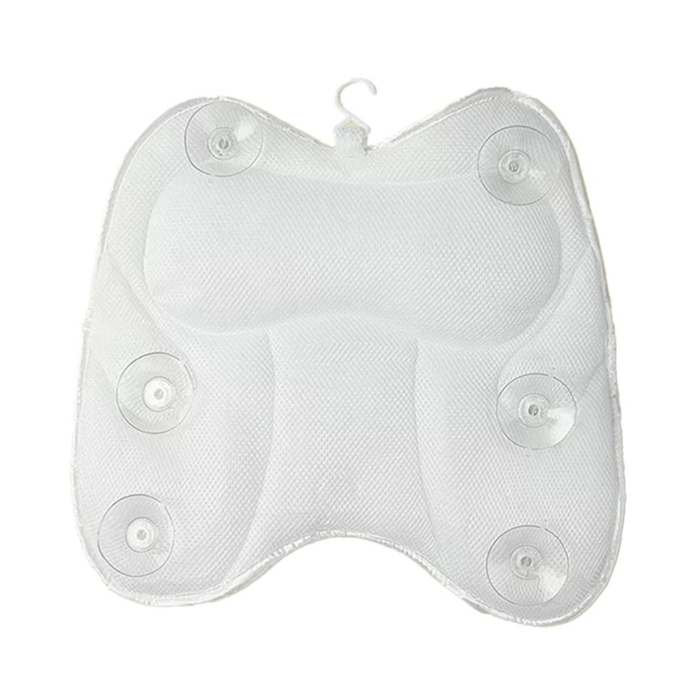 Bath Pillow With Suction Cups Bath Tub Neck Back Support Headrest Pillows Thickened Home Cushion Bathroom Accersory