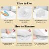 Bath Pillow With Suction Cups Bath Tub Neck Back Support Headrest Pillows Thickened Home Cushion Bathroom Accersory view 3