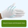 ANNI STAR White Cotton Gloves,Premium Cotton Gloves,Hand Gloves Moisturizing Overnight,White Gloves for Women & Men view 3