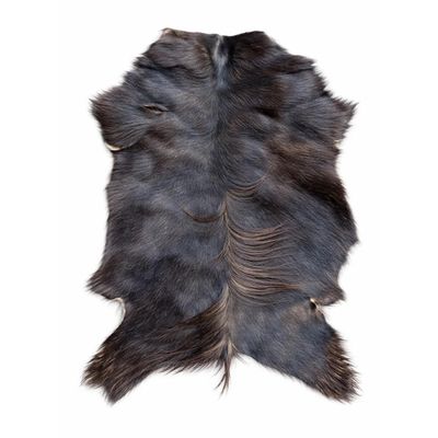 Provellus Goatskins Goat Fur No Odour Top Tanning Natural Bargain (Dark Pack of 5, 30-50 cm)