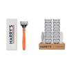 Harry's Razors for Men, 1 Handle and 15 Razor Blade Refills (German-Engineered Blades with Lubricating Strip and Precision Trimmer) view 1