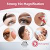 10X Magnifying Makeup Mirror- Suction Cup Cosmetic Mirror for Vanity, Bathroom, and Travel & 30X Magnifying Makeup Mirror - Stick On, Ultra Portable Travel Cosmetic Mirror for Precise Makeup Bundle view 4