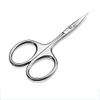 Eyebrow Scissors Curved Blade Professional Stainless Steel Manicure Precision Trimmer Eyebrow Remover Tool. Scissors view 1