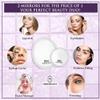 30X & 20X Magnifying Mirror Set for Makeup - Ultra Precise, Strong Suction, Stick On Bathroom and Hollywood Mirrors & Small Compact 20X Magnifying Mirror for Travel - Handheld and Foldable Bundle view 4