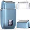 Electric Foil Shavers for Men,Upgraded 3-Speed Electric Razor, Double Floating Blade IPX7 Waterproof Wet/Dry LED Display USB Rechargeable view 1