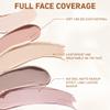 2 pcs Under Eye Full Coverage Concealer Skin Concealer Set- for Dark Circles, Fine Lines, Redness & Discoloration - Waterproof - Natural Finish  0.7 fl oz (Natural, one pc) view 3