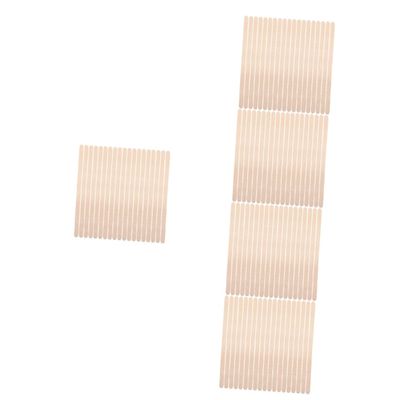 PAMINGONO 5sets Wooden Hair Removal Sticks Perfect for Eyebrows Legs Arms Waxing Applicator Tool for Safe Waxing 100pcs*5