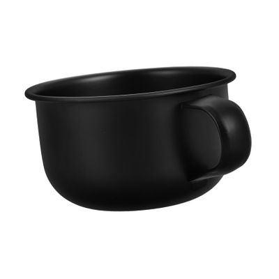 FOYTOKI Elegant Alloy Shaving Soap Mug Lightweight Shaving Bowl for Man's Grooming