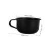 FOYTOKI Elegant Alloy Shaving Soap Mug Lightweight Shaving Bowl for Man's Grooming view 2