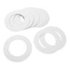ASAKKURA 50pcs Wax Warmer Protective Paper Mat for Waxing Machine High-temperature Resistant Coated Paper Serrated Edge Design for Clean Workspaces for Salon and Home Use view 1