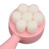Duster Brush, Double Sided Facial Brush, 3 Pcs Facial Cleansing Brush, Deep Cleansing, Exfoliation, Removing Blackhead, Massaging, for Neck Face Cleaning view 4