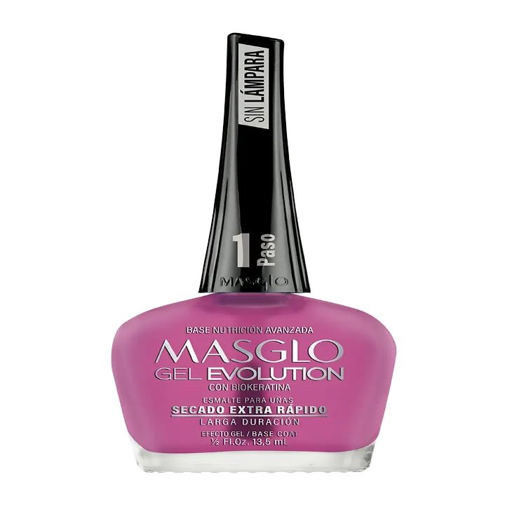 MASGLO Gel Evolution Nail Base  Advanced Nutrition with Bio-Keratin | Strengthens and Repairs Weak Nails  13.5 ml