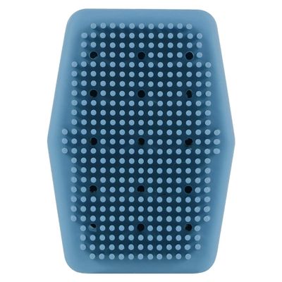 AUTSUPPL Silicone Bath Brush Safe Durable and Use Boy Girl Shower Tool for Gentle Cleansing and Massage for Newborn Bathing Nordic Blue Color