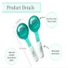 Ice Globes for Face - 2 Pack Cryo Globes for Face, Neck, & Eyes - Skin Care Tools for Dark Circles, Wrinkles, & Collagen Production - Facial Globes for Daily Beauty Routines view 3