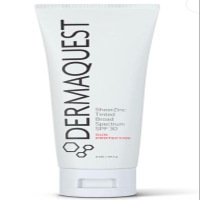 DermaQ Sheer Zinc Tinted Broad Spectrum SPF 30 - SUNKISSED 2oz/56.7g