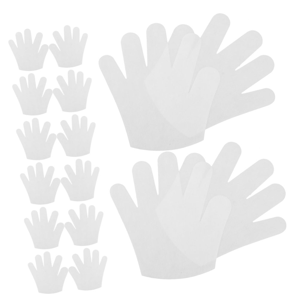 ASAKKURA 50pairs Moisturizing Nail Gloves for Women Girls Hand Mask Gloves Dry Cracked Skin Repair