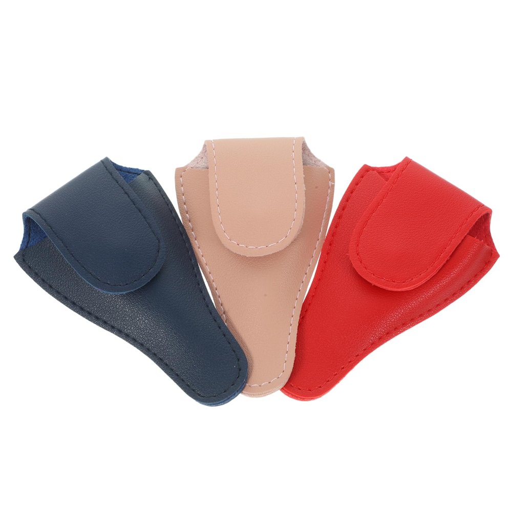 GLSTOY 3pcs Professional Nail Clipper Cover Cuticle Scissor Bag for Ingrown Toenail Tool Grooming Scissors Tools