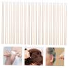 ASAKKURA 100pcs Cotton Buds with Long Handle for Ear Cleaning Makeup Removal and Wound Care Hypoallergenic Cotton Tip Swabs for Safe Use Skin view 3