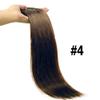 Hair Extensions #4 Chocolate Brown Clip in Hair Extensions Real Human Hair Extensions Soft Silky Straight Clip in Remy Hair Extensions for Women 8pcs 120g/set Hair Extensions Clip in(16inches 120g) view 2