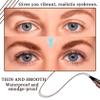 5PCS Microblading Eyebrow Pencils,Magical Precise Dark Brown Eyebrow Pencils for Women,Waterproof Eyebrow Pen,Smudge Proof 4 Fork Tip Eye Brow Pencils with Eyebrow Brush and 24 Pcs Eyebrow Stencils view 3