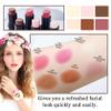 6PCS Cream Blush Sticks,Multi-Use Sticks for Blush,Highlighter & Bronzer Contour,Natural Matte & Glitter Finishing Contour Stick,Waterproofing Face Makeup Stick Set with Makeup Sponge view 3